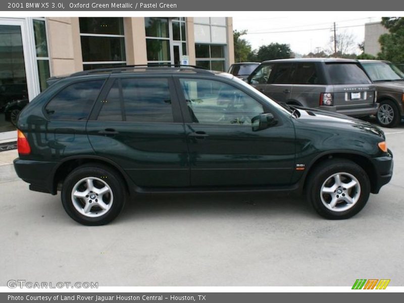 Oxford Green Metallic / Pastel Green 2001 BMW X5 3.0i