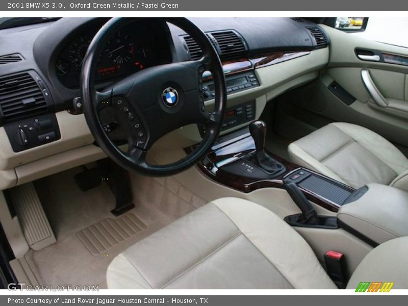 Oxford Green Metallic / Pastel Green 2001 BMW X5 3.0i