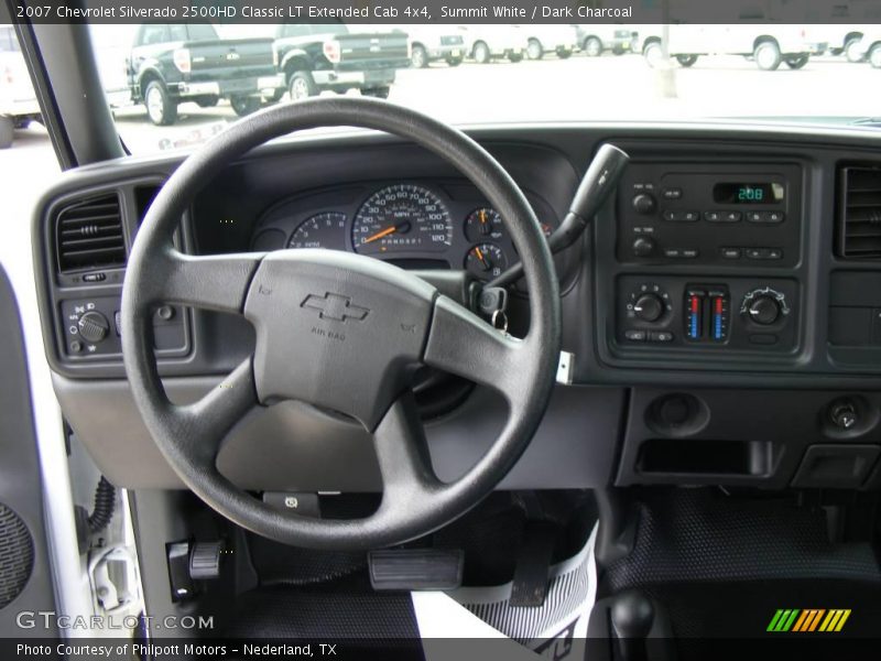 Summit White / Dark Charcoal 2007 Chevrolet Silverado 2500HD Classic LT Extended Cab 4x4