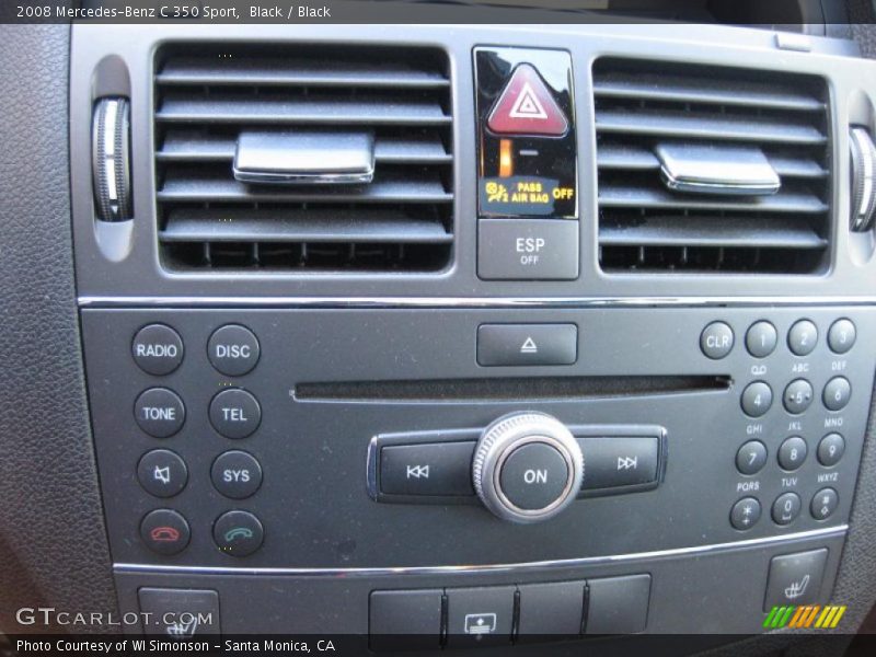 Black / Black 2008 Mercedes-Benz C 350 Sport