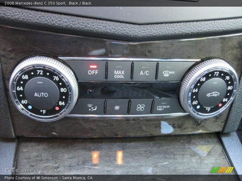 Black / Black 2008 Mercedes-Benz C 350 Sport