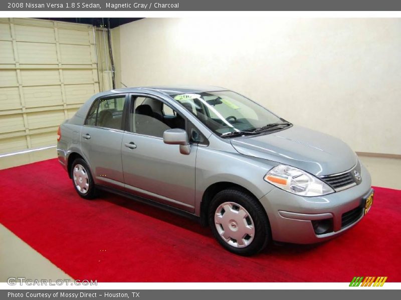 Magnetic Gray / Charcoal 2008 Nissan Versa 1.8 S Sedan