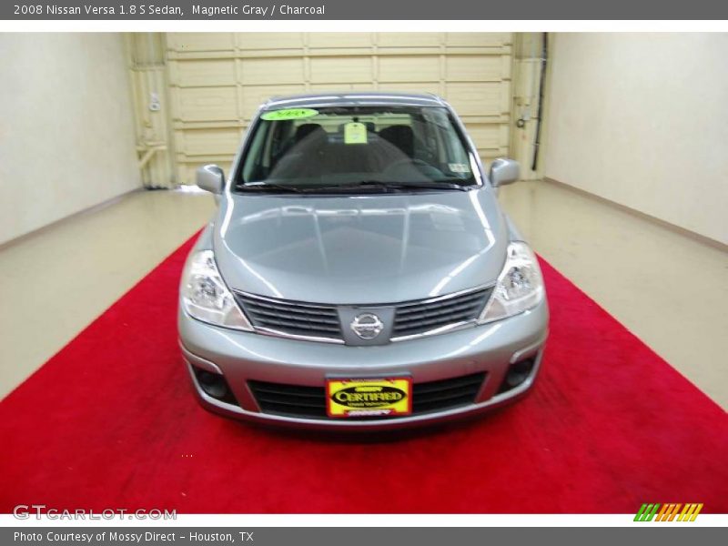 Magnetic Gray / Charcoal 2008 Nissan Versa 1.8 S Sedan