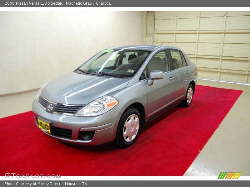 Magnetic Gray / Charcoal 2008 Nissan Versa 1.8 S Sedan