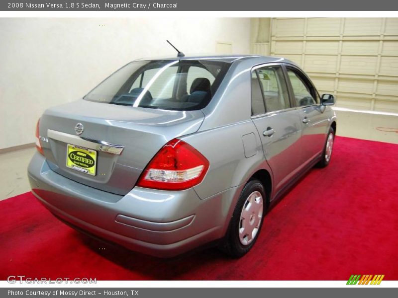 Magnetic Gray / Charcoal 2008 Nissan Versa 1.8 S Sedan