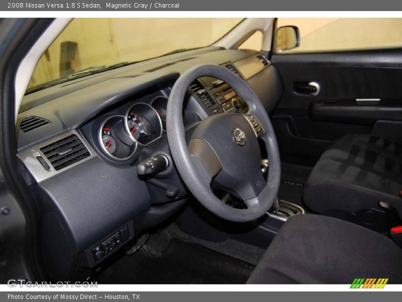 Magnetic Gray / Charcoal 2008 Nissan Versa 1.8 S Sedan