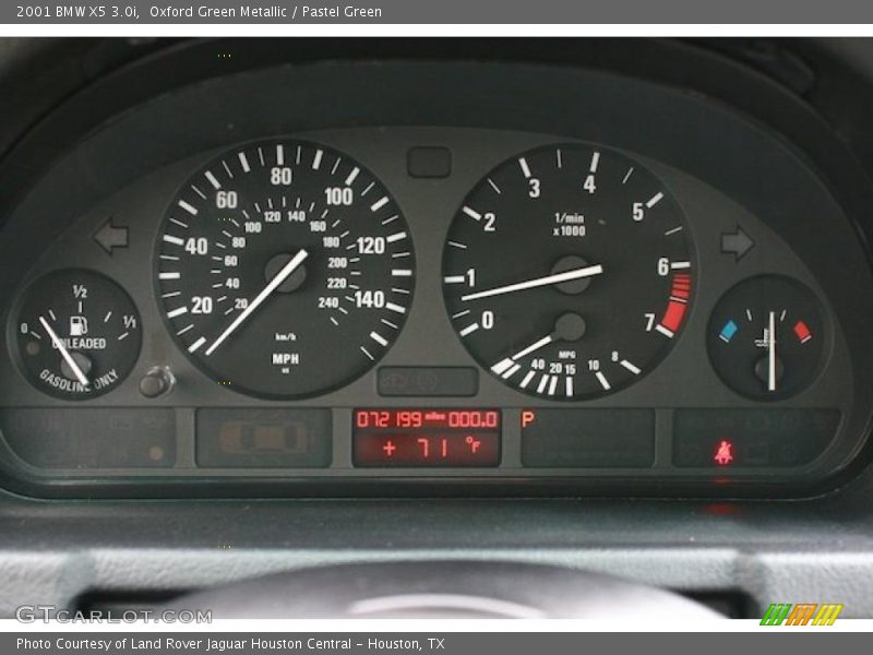 Oxford Green Metallic / Pastel Green 2001 BMW X5 3.0i