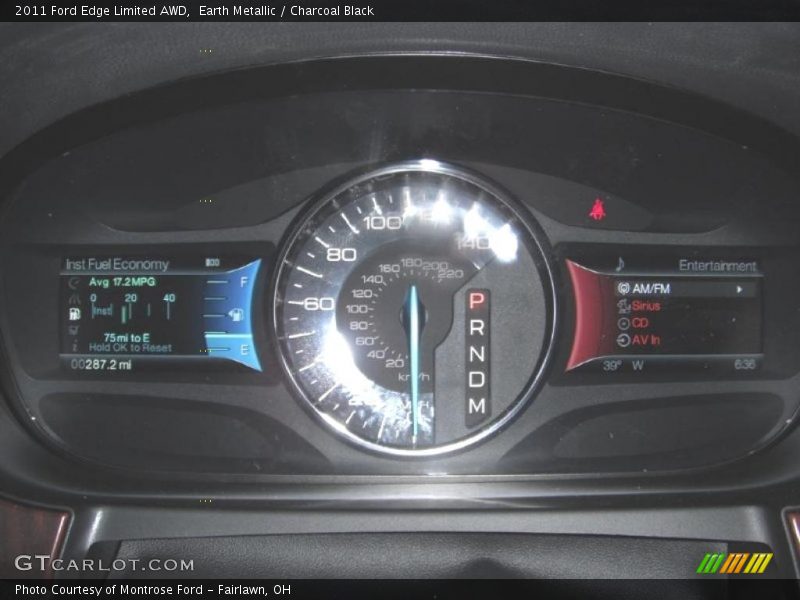 Earth Metallic / Charcoal Black 2011 Ford Edge Limited AWD