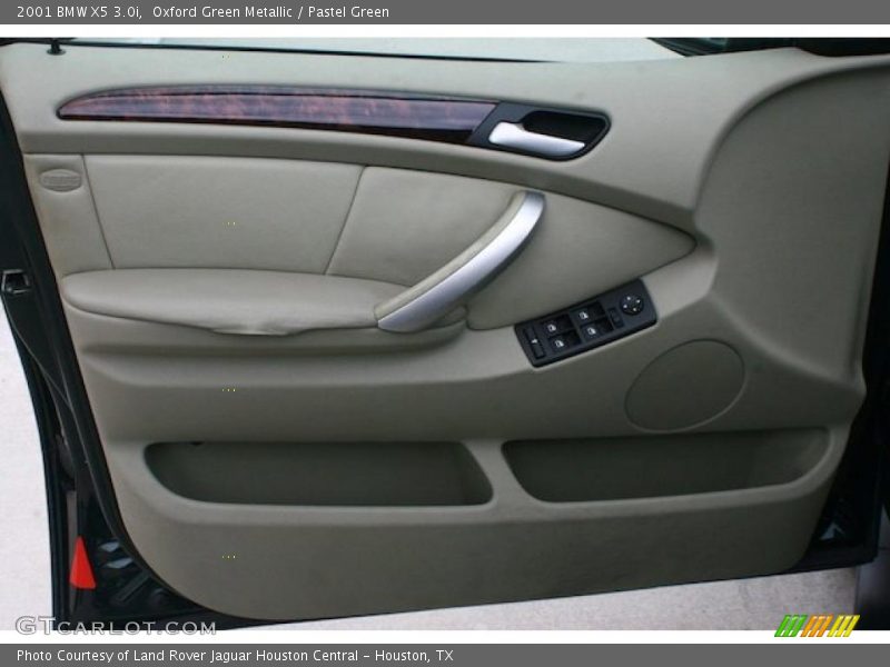 Oxford Green Metallic / Pastel Green 2001 BMW X5 3.0i