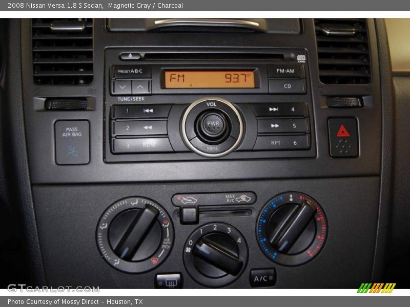 Magnetic Gray / Charcoal 2008 Nissan Versa 1.8 S Sedan