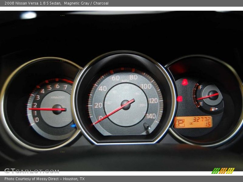 Magnetic Gray / Charcoal 2008 Nissan Versa 1.8 S Sedan