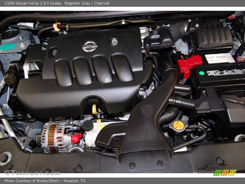 Magnetic Gray / Charcoal 2008 Nissan Versa 1.8 S Sedan