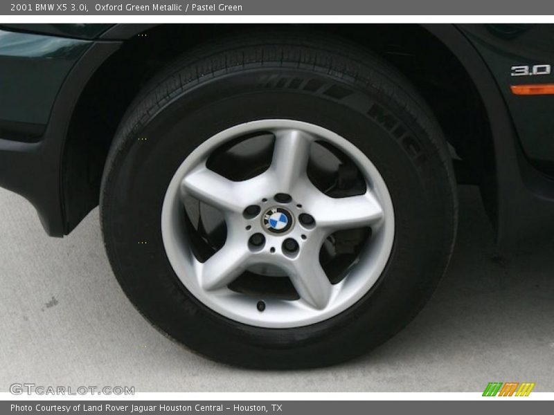 Oxford Green Metallic / Pastel Green 2001 BMW X5 3.0i