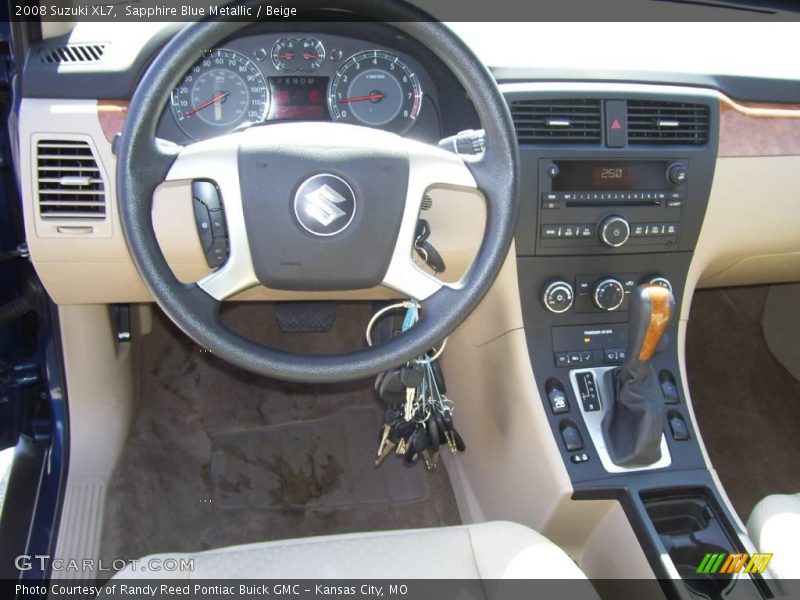 Sapphire Blue Metallic / Beige 2008 Suzuki XL7