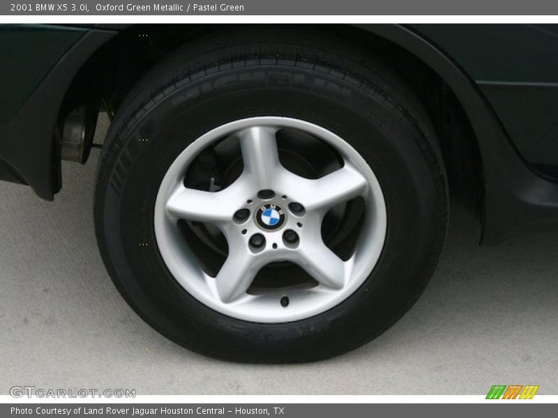 Oxford Green Metallic / Pastel Green 2001 BMW X5 3.0i
