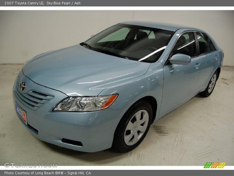 Sky Blue Pearl / Ash 2007 Toyota Camry LE