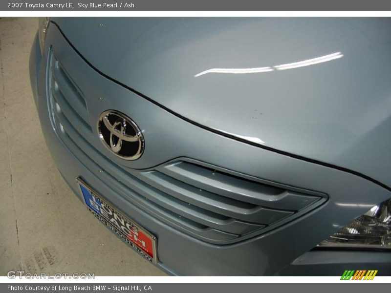 Sky Blue Pearl / Ash 2007 Toyota Camry LE