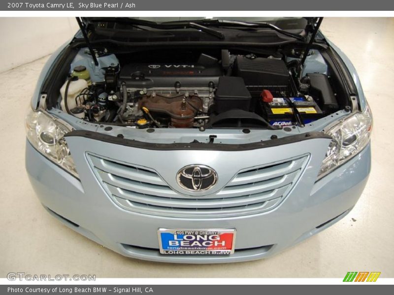 Sky Blue Pearl / Ash 2007 Toyota Camry LE