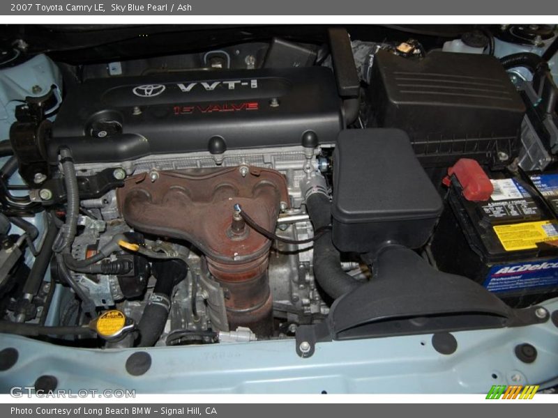 Sky Blue Pearl / Ash 2007 Toyota Camry LE