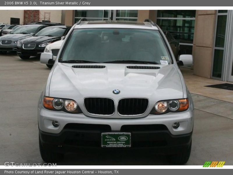 Titanium Silver Metallic / Grey 2006 BMW X5 3.0i