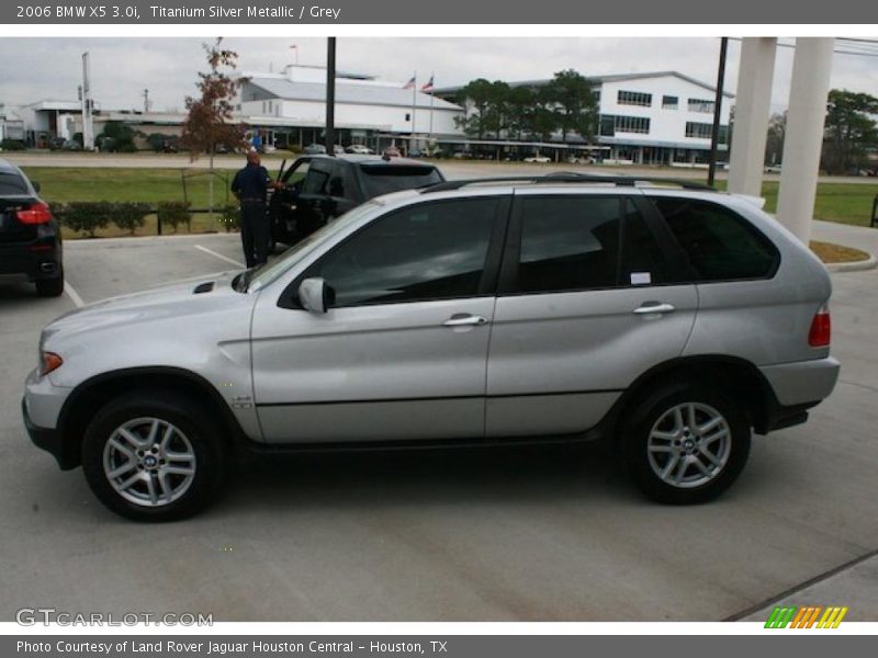 Titanium Silver Metallic / Grey 2006 BMW X5 3.0i