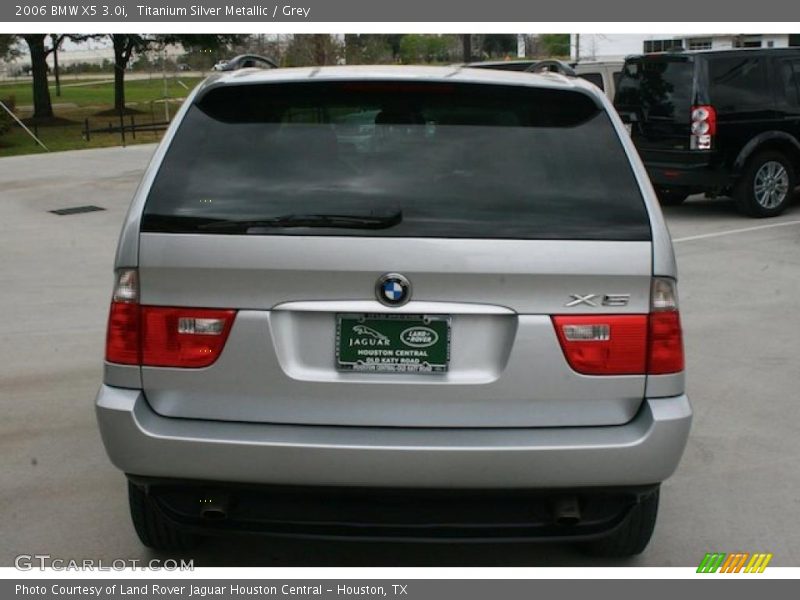 Titanium Silver Metallic / Grey 2006 BMW X5 3.0i