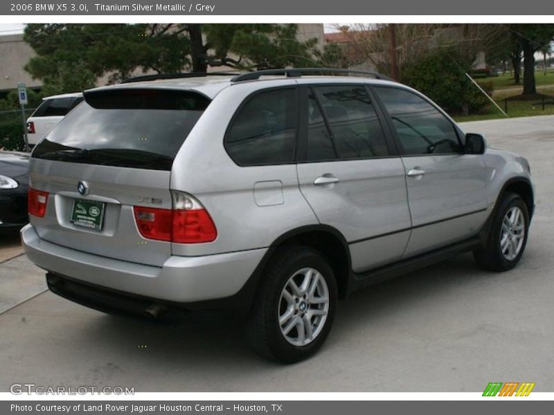 Titanium Silver Metallic / Grey 2006 BMW X5 3.0i