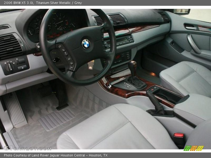 Titanium Silver Metallic / Grey 2006 BMW X5 3.0i