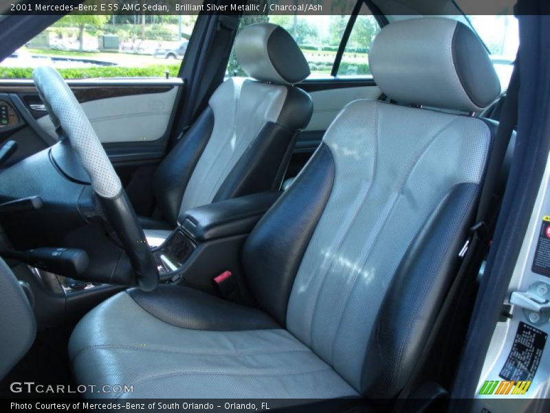 Brilliant Silver Metallic / Charcoal/Ash 2001 Mercedes-Benz E 55 AMG Sedan