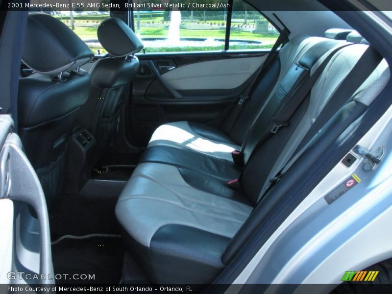 Brilliant Silver Metallic / Charcoal/Ash 2001 Mercedes-Benz E 55 AMG Sedan