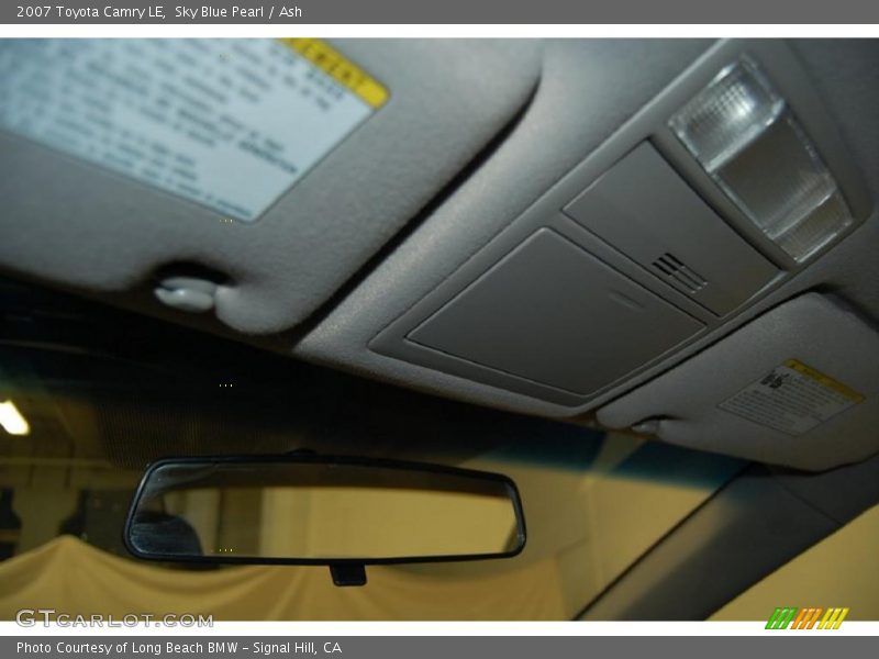 Sky Blue Pearl / Ash 2007 Toyota Camry LE