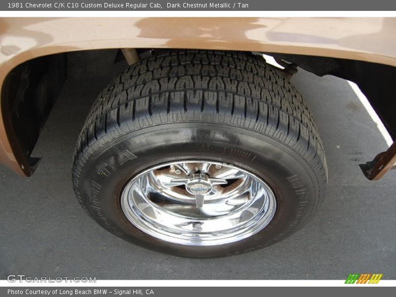 Dark Chestnut Metallic / Tan 1981 Chevrolet C/K C10 Custom Deluxe Regular Cab