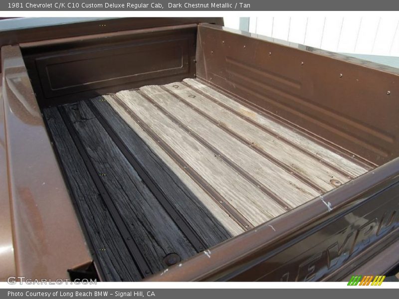 Dark Chestnut Metallic / Tan 1981 Chevrolet C/K C10 Custom Deluxe Regular Cab