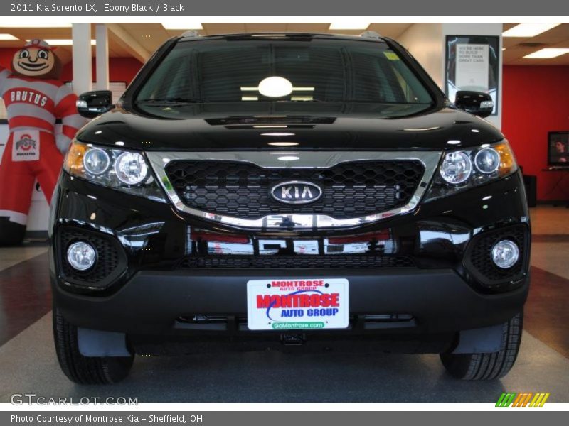 Ebony Black / Black 2011 Kia Sorento LX