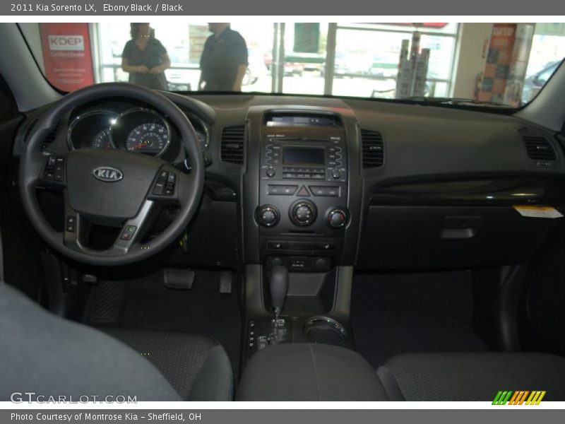 Ebony Black / Black 2011 Kia Sorento LX