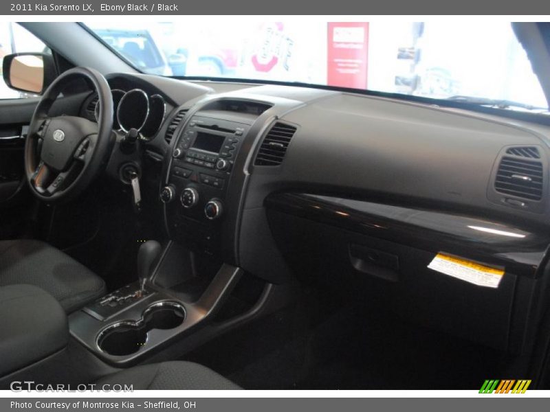 Ebony Black / Black 2011 Kia Sorento LX