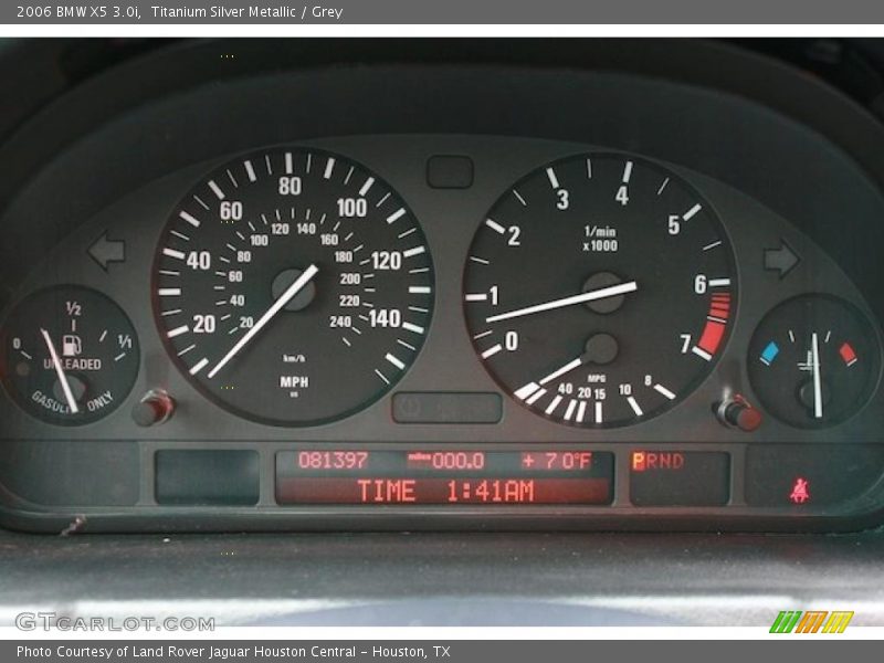Titanium Silver Metallic / Grey 2006 BMW X5 3.0i