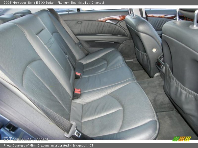 Platinum Blue Metallic / Charcoal 2003 Mercedes-Benz E 500 Sedan