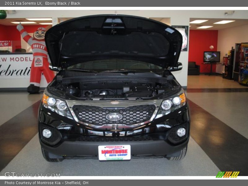 Ebony Black / Black 2011 Kia Sorento LX