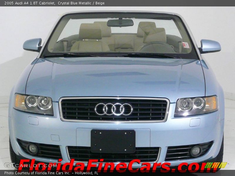 Crystal Blue Metallic / Beige 2005 Audi A4 1.8T Cabriolet