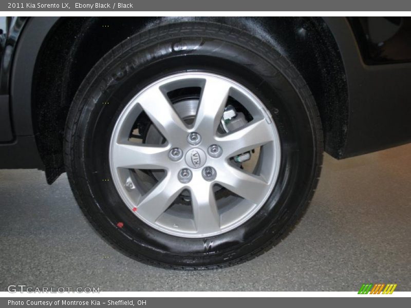 Ebony Black / Black 2011 Kia Sorento LX
