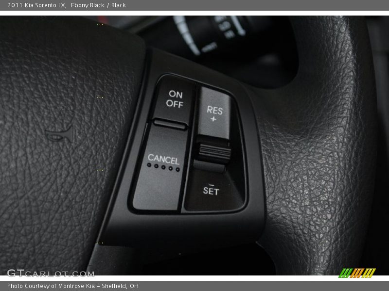 Ebony Black / Black 2011 Kia Sorento LX