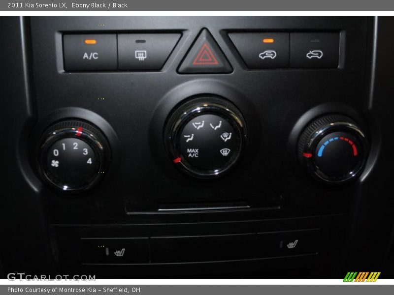 Ebony Black / Black 2011 Kia Sorento LX