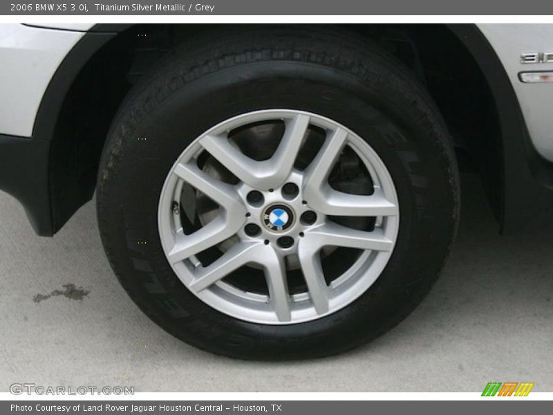 Titanium Silver Metallic / Grey 2006 BMW X5 3.0i