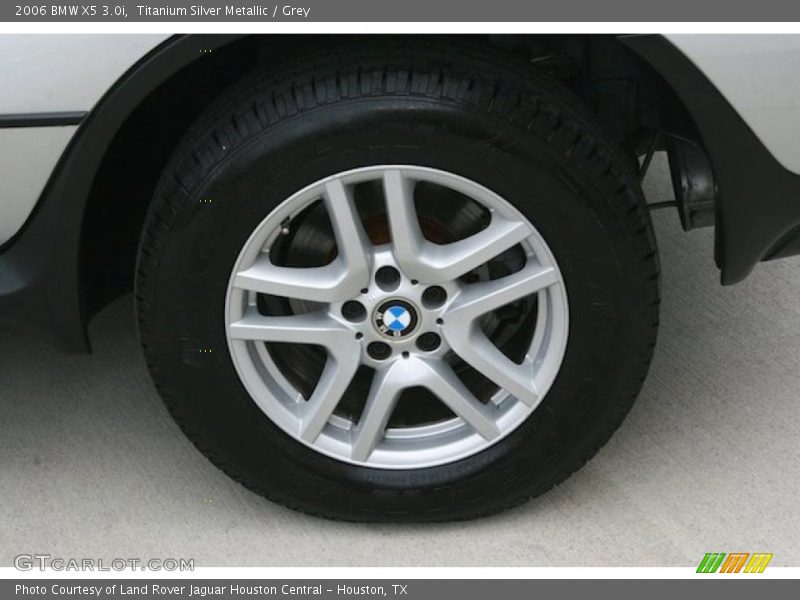 Titanium Silver Metallic / Grey 2006 BMW X5 3.0i