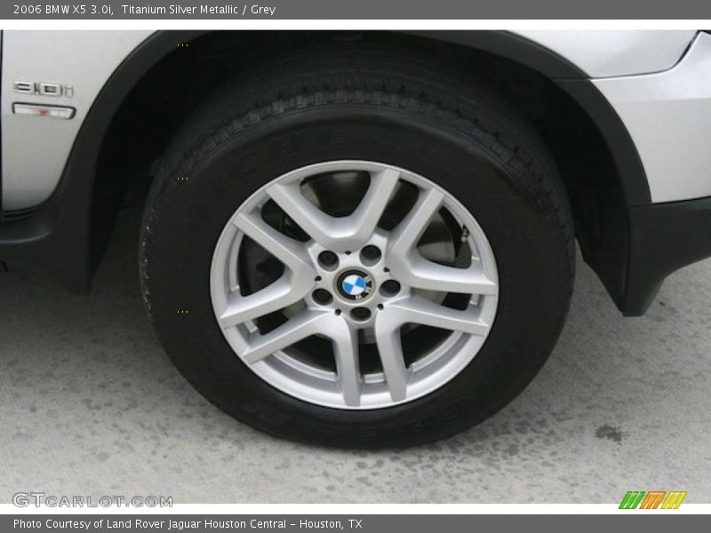 Titanium Silver Metallic / Grey 2006 BMW X5 3.0i