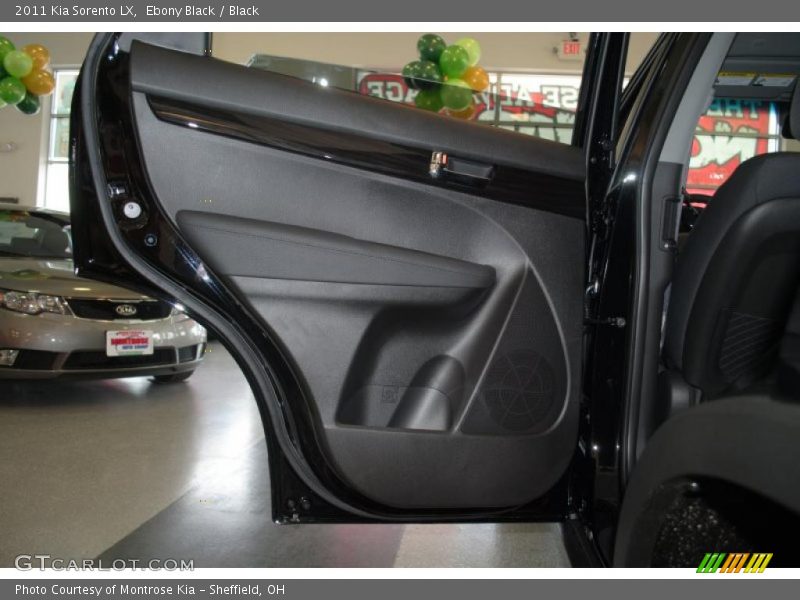 Ebony Black / Black 2011 Kia Sorento LX