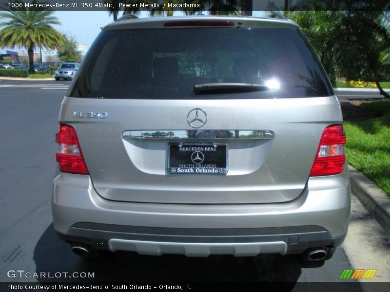 Pewter Metallic / Macadamia 2006 Mercedes-Benz ML 350 4Matic