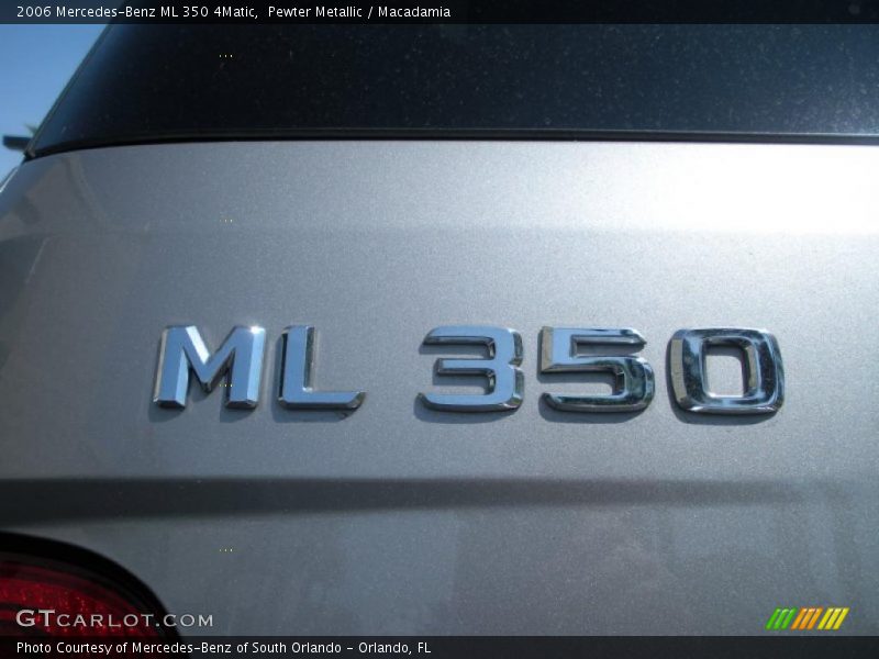Pewter Metallic / Macadamia 2006 Mercedes-Benz ML 350 4Matic