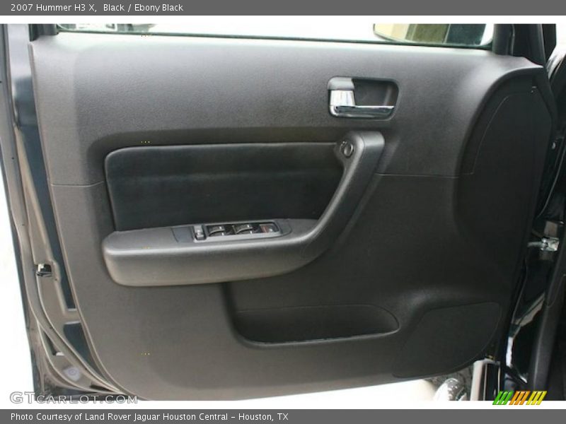 Black / Ebony Black 2007 Hummer H3 X